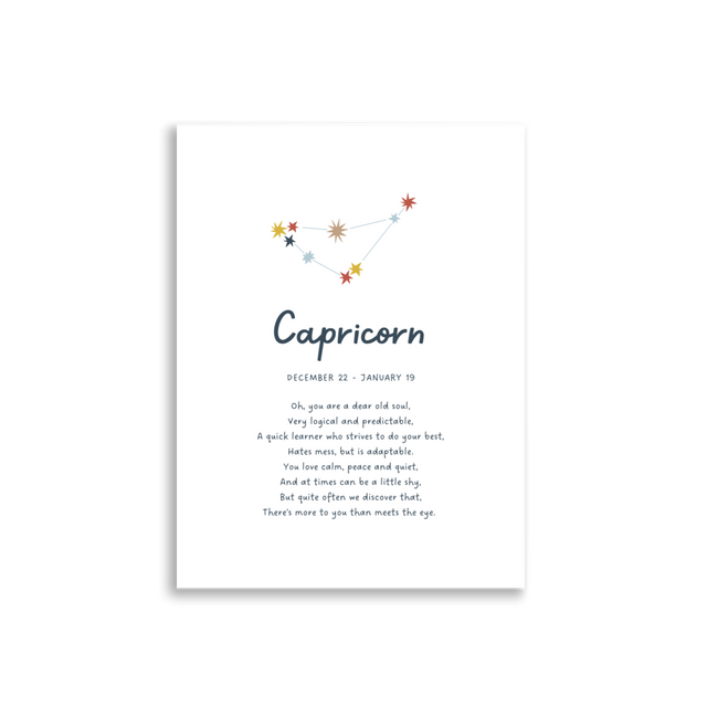 Capricorn-matte-print-only