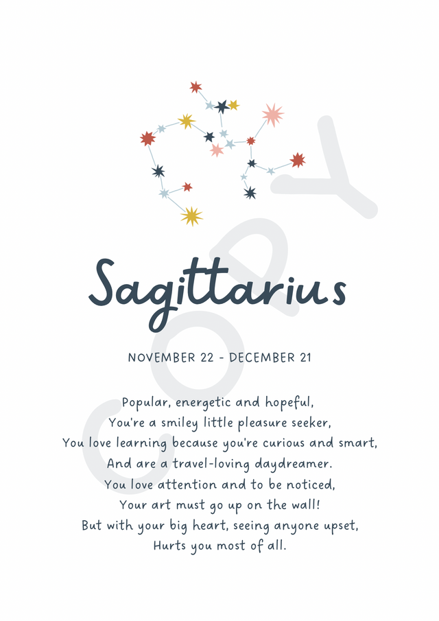 Sagittarius poem