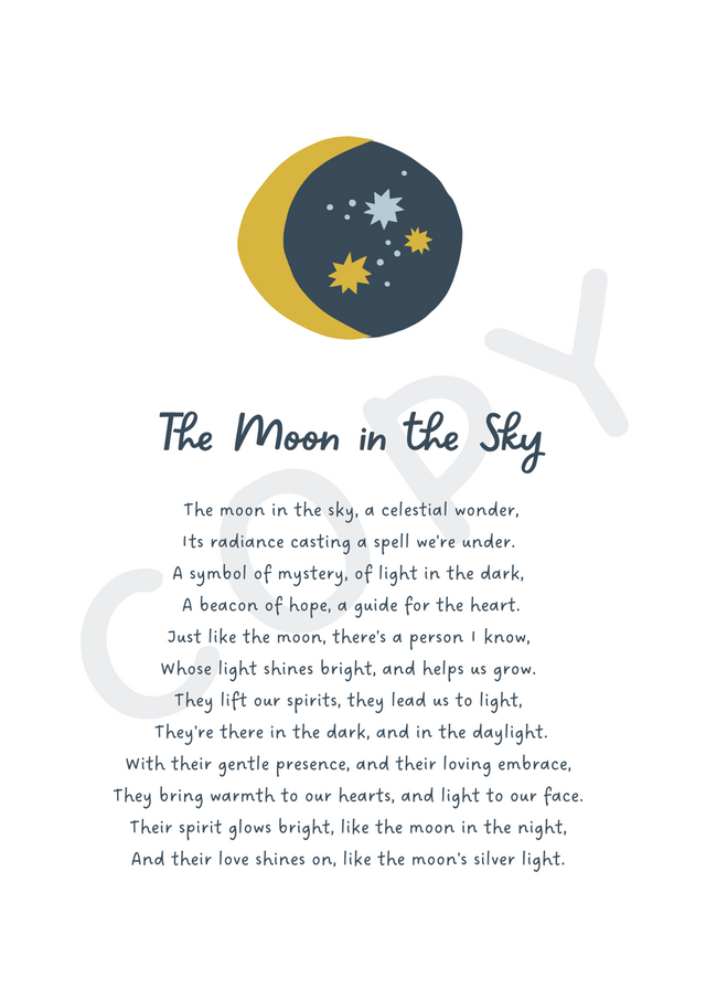 The Moon in the Sky