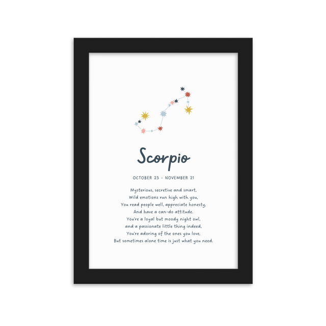 Scorpio poem