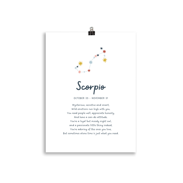 Scorpio poem